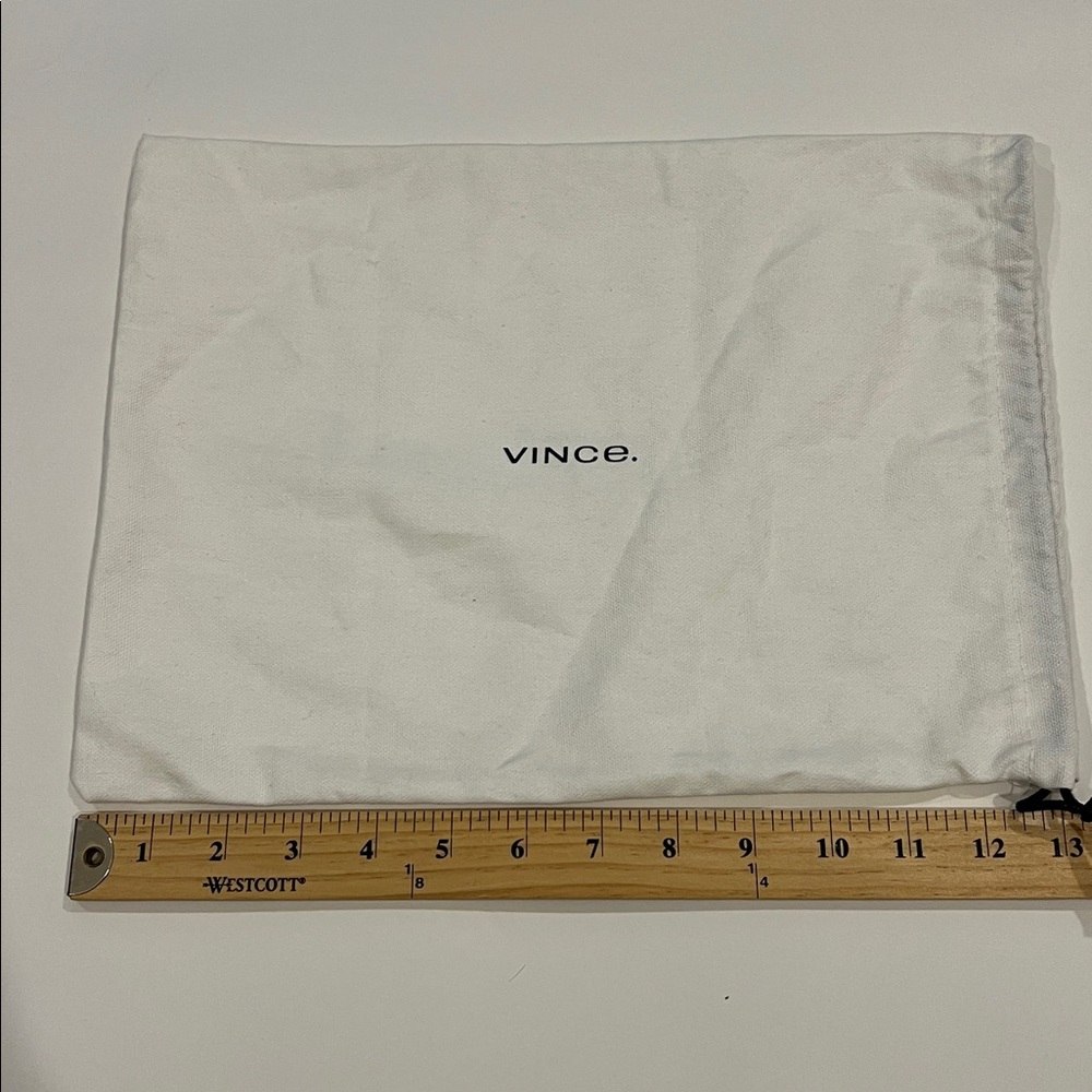 Vince White Drawstring Pouch - Picture 2 of 3